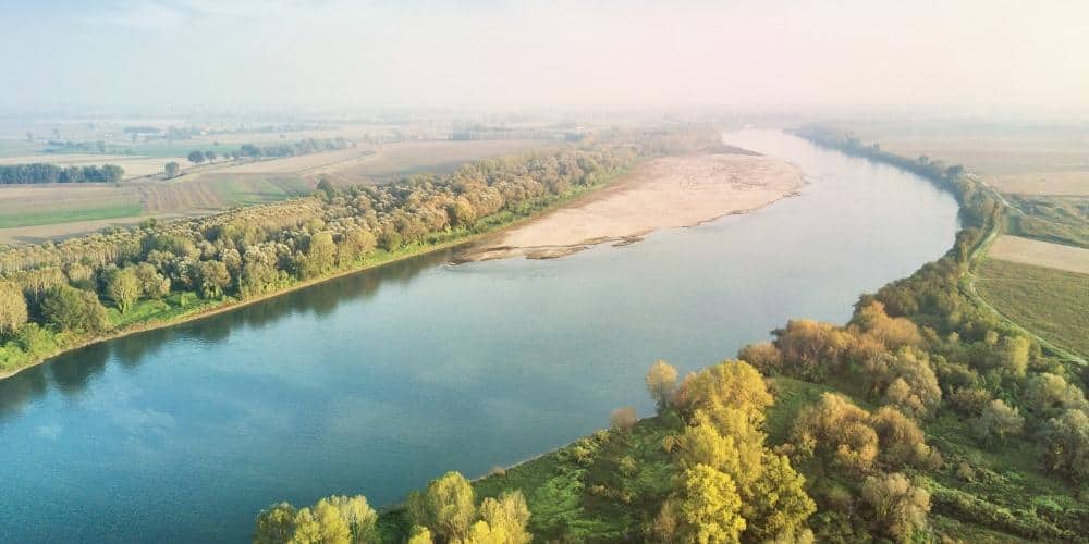 Unesco sites: the course of the River Po 